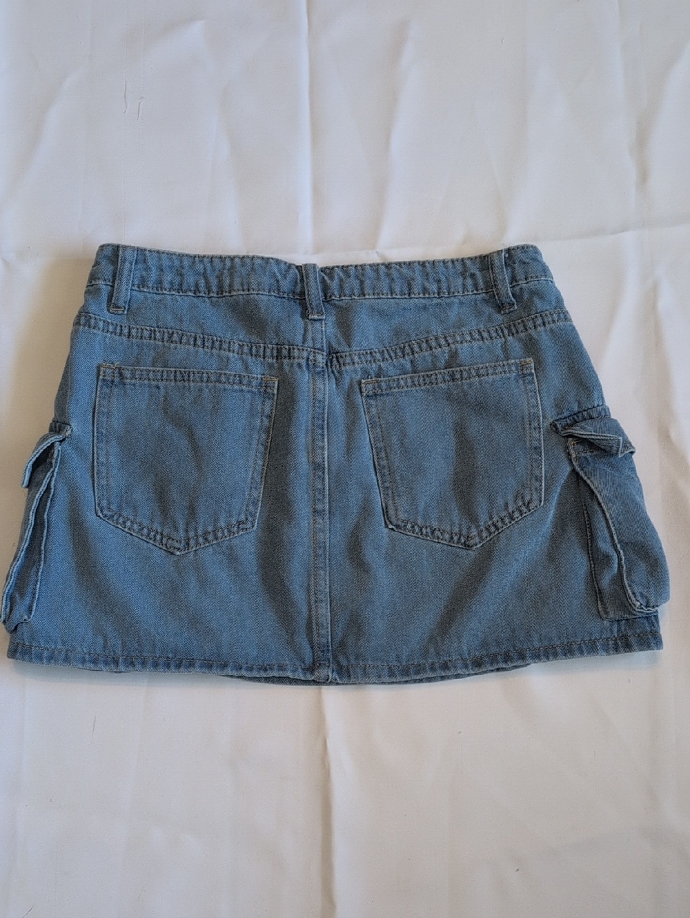 Shein Denim Cargo Mini Skirt - Picture 5 of 6
